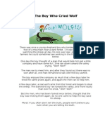 The Boy Who Cried Wolf: Fable