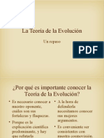 La Teoría de La Evolución