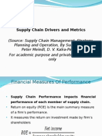 Supply Chain Metrics and Drivers