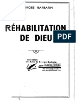 Barbarin Georges - Réhabilitation de Dieu PDF