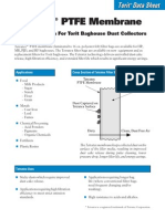 Tetratex PTFE Membrane: Filter Bag Media For Torit Baghouse Dust Collectors