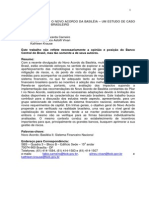 O Novo Acordo de Basiléia - Um Estudo de Caso para o Contexto Brasileiro