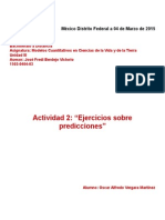 Predicciones Modelos Cuantitativos en Ciencias de La Vida y de La Tierra