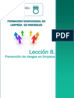 Tema 8 - Prevención de Riesgos Laborales en Limpieza