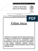 Anexo 028-2014 Tarifas Jmas Chihuahua PDF