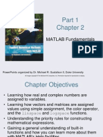 Matlab Fundamentals: Powerpoints Organized by Dr. Michael R. Gustafson Ii, Duke University