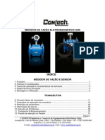 CONTECH-manual Do Medidor de Vazao Eletromagnetico