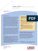 Household Income: 2013: American Community Survey Briefs