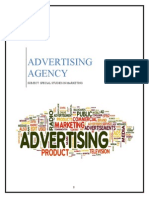 Advertising Agency: Subject: Special Studies in Marketing