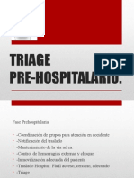 Triage Pre - Hospitalario