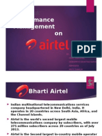 Performance Management in Airtel