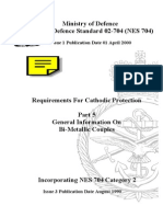 NES 704 Part 5 Requirements For Cathodic Protection - Gneral Information On Bi-Metallic Couples Category 2