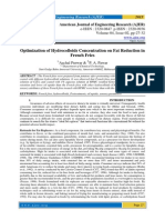 Optimization of Hydrocolloids Concentration On Fat Reduction in French Fries