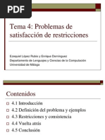 Problemas de Satisfacción de Restricciones