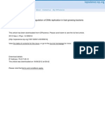 Theoretical Models For The Regulation of DNA Replication in Fast-Growing Bacteria