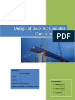 Final Report For Design of Deck For Complex Concrete Bridge PDF