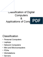 Classification of Digital Computers