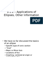 9.1.2 - Applications of Ellipses, Other Information