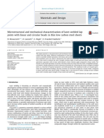 PARAM - Microstructural and Mechanical Characterisation of Laser-Welded