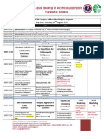 19 Asean Congress of Anesthesiologists 2015 Yogyakarta - Indonesia