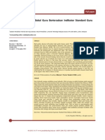 Jurnal Teknologi: Nilai Profesionalisme Bakal Guru Berteraskan Indikator Standard Guru Malaysia (SGM)