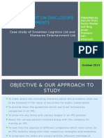 IPO Critical Disclosures