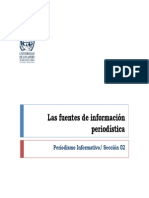 Las Fuentes de Información Periodística