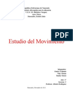 Fisica: Estudio Del Movimiento