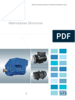 WEG Alternadores Sincronos 50041773 Catalogo Portugues BR