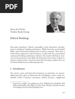 Ethical Banking-Frans de Clerck