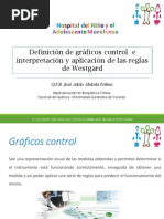 Definición de Gráficos Control e Interpretación y Aplicación de Las Reglas de Westgard