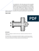 Tipologia de Plantas en Las Iglesias Góticas