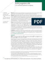 Endothelial Progenitor Cells: A New Key For Endothelial Dysfunction in Migraine