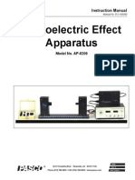 Photoelectric Effect Apparatus AP8209 PASCO