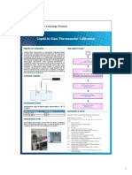 Liquid-in-Glass Thermometer Calibration: Principle of Operation Traceability Chart