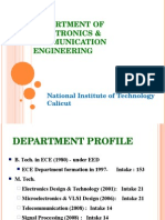 Department of Electronics & Communication Engineering: National Institute of Technology Calicut