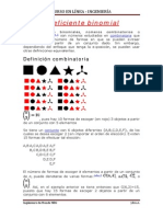 Número Combinatorio