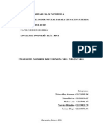 Ensayos Del Motor de Induccion Sin Carga y Bajo Carga