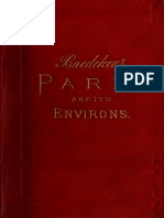 BAEDEKER, K. Paris and Environs With Routes From London To Paris - Handbook For Travellers (1891)