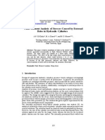 Finite Element Analysis of Stresses Caused by External Holes in Hydraulic Cylinders