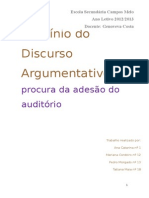 Domínio Do Discurso Argumentativo