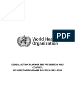 Global Action Plan For The Prevention and Control of Noncommunicable Diseases 2013-2020