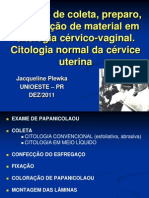 Metodos Coleta e Coloracao Papanicolaou - Prof Jacqueline Plewka PDF