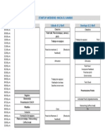 Agenda - Startup Weekend