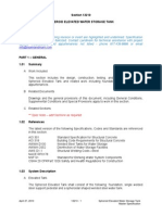 Section 13210 Spheroid Elevated Water Storage Tank: Spec Note - Add Sections As Required