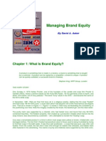 Managing Brand Equity