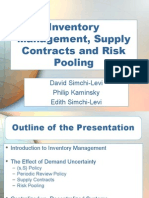 Inventory Management, Supply Contracts and Risk Pooling