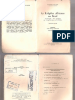 BASTIDE-R - As Religiões Africanas No Brasil - Vol 2 - Os Problemas Da Memoria Coletiva