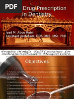 Art of Drug Prescription in Dentistry