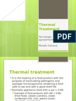 Thermal Treatment: Tecnología Agroalimentaria I Moisés Viacava